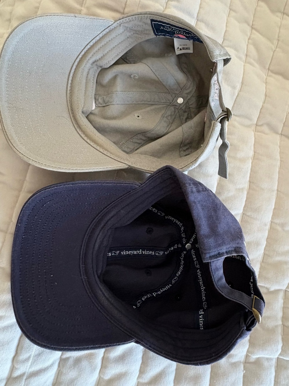 Vineyard Vines Kids Baseball Hats - Gray and Black